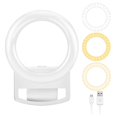 thumbnail image 1 of Mobile Phone Selfie Ring Adjustable Clip Lamp Mobile Phone Selfie Ring 54 LEDs Beauty Fill Light 3 Colors Adjustable Clip Lamp For Cell Phone Smartphone, 1 of 8