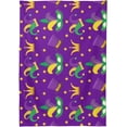 thumbnail image 2 of SKYSONIC Mardi Gras Tablecloth Waterproof Washable Polyester Square Table Cover Durable Tablecloth for Kitchen Dining Table Party Decor (60 X 108 Inch), 2 of 7