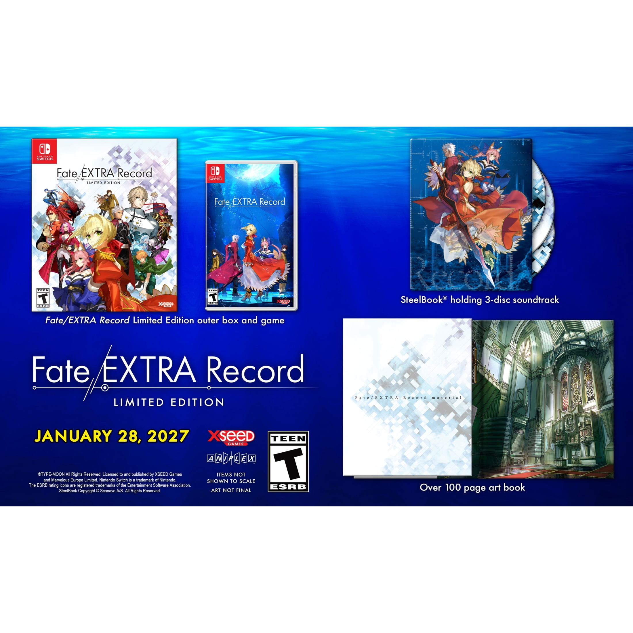 Fate/EXTRA Record NSW Limited Edition - Nintendo Switch Game