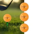 thumbnail image 6 of yotijar 3 Pieces Golf Balls 1.68in Competition Game Ball for Golf Driving Range Yard Orange, 6 of 8