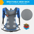 thumbnail image 4 of Sac à Dos de Cyclisme Léger Résistant à l'Eau Sac à Dos d'Hydratation de Sport Extérieur Sac à Bandoulière pour Vélo Randonnée Course, 4 of 8