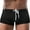 Black, variant on Jamicy Bathing Suit for Men Hot Spring Wear Mens Soild Color Swimwear Swim Briefs Trunks Square Leg Board Short with Adjustable Drawstring