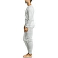 thumbnail image 4 of Men's 100% Cotton 2-Pc Long Thermal Underwear, White 3XL, 1 Set, 4 of 4
