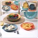 thumbnail image 2 of platos de plástico para salsa de sushi, plato de fruta, plato decorativo para salsa de comida, plato con forma de concha, 2 of 6