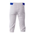 thumbnail image 4 of A4 Baseball Knicker Pant For Men in White/Royal | N6003, 4 of 5