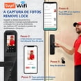 thumbnail image 4 of Cerradura para Puerta Electrónica Digital F008 con Biometría y Cámara, 4 of 5