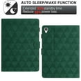 thumbnail image 2 of Allytech Case for Lenovo Tab M10 HD 10.1" (2020, 2nd Gen) TB-X306F/X306X, Premium PU Leather Case with Card Slots & Pen Holder, Multi-Angle Viewing Stand Auto Sleep Wake Shockproof Flip Case, Green, 2 of 10
