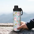 thumbnail image 7 of Daiia Love You Rabbit Printed 18 OZ Sports Insulated Kettle Drinking Cup Water Bottle Stainless Steel Kettle Portable Cup For Gym, 7 of 7