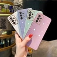 thumbnail image 4 of Funda Samsung A13 A32 A23 A52 A53 5G A33 5G A52S A72 Diseño Borde Recto Protector De La Moda Lente Del Teléfono Caso ZBB, 4 of 4