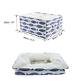 thumbnail image 3 of PiccoCasa Collapsible Storage Bin Basket with Drawstring, Blue Fish X-Large, 3 of 8