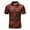 Red, variant on Men's Casual Wear Loose and Thin Daily Henley Shirt with Short Sleeve a Solid Print Top for Ultimate Comfort Black
