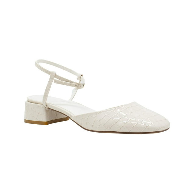 Balerina Flat Para Mujer Salamandra® Color Latte Con Pulsera beige 25.5