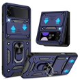 thumbnail image 1 of Funda ATUMP para Samsung Galaxy Z Flip3 de grado militar, color azul, 1 of 9