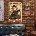 thumbnail image 3 of Placa Metal Vintage Pintura Hierro Rectangular Gato Arte Pared Bar para El 20x30cm, 3 of 9