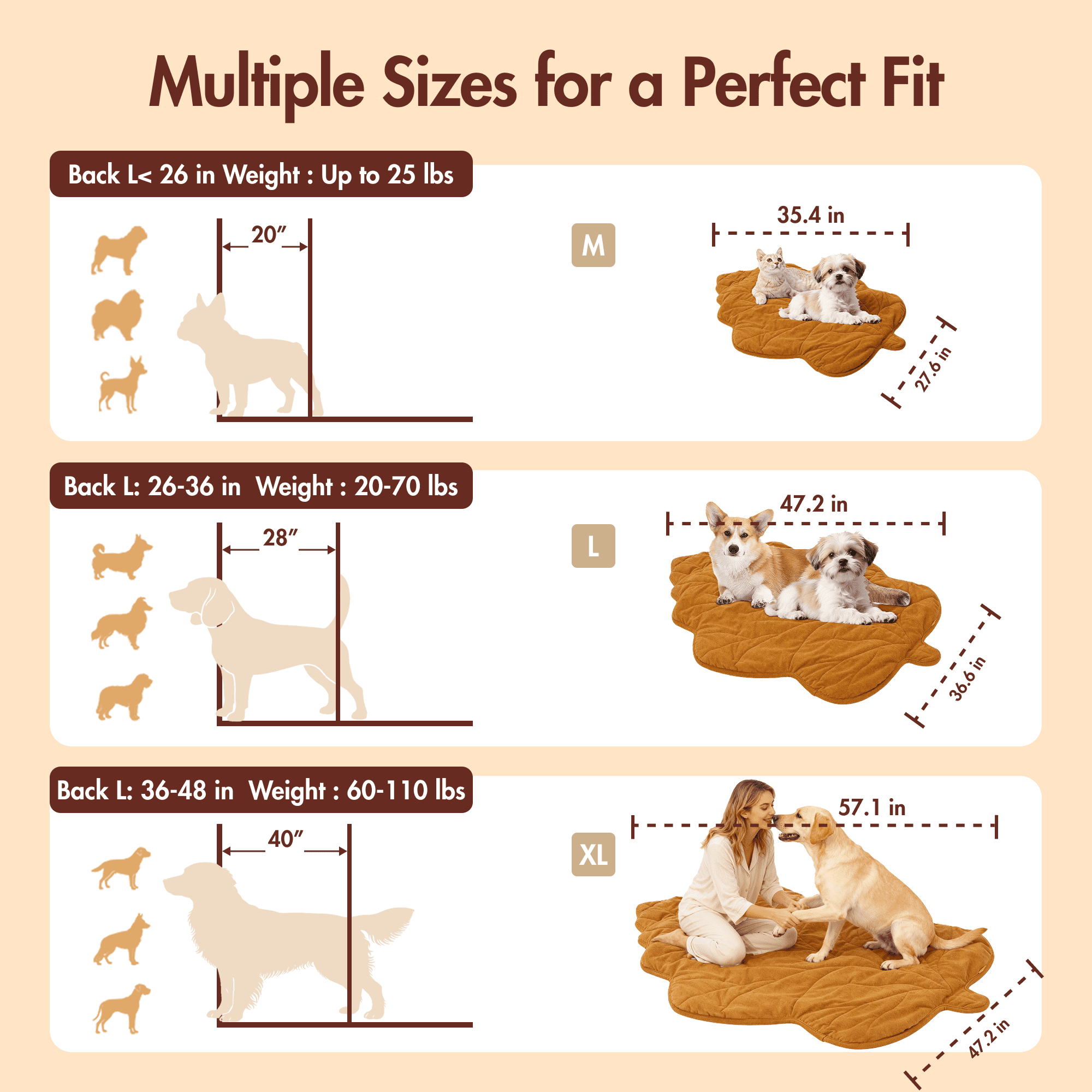 Vagascape Large 36x26 Inch All-Season Dog Pad, Waterproof Pet