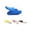 Blue, variant on Dog Muzzles Anti Bite Silicone Duck-Bill Duck Mouth Shape Dog Mouth Covers Anti-Called Muzzle for Puppy Dogs
