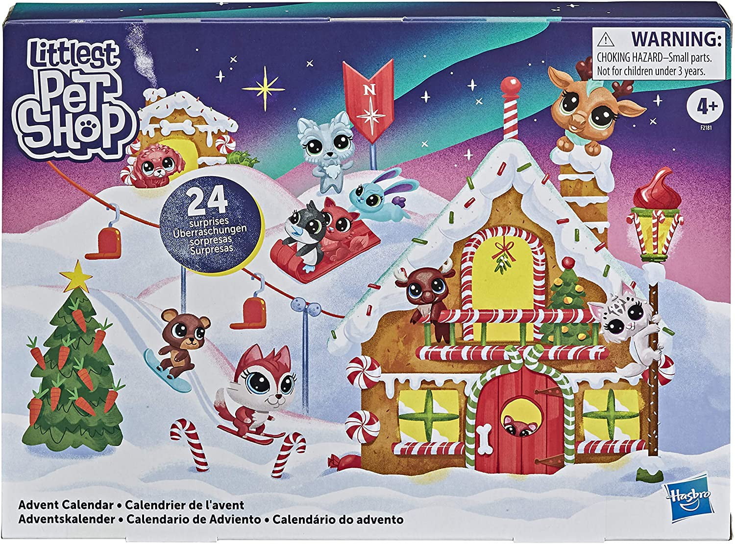 2008 LPS Littlest Pet Shop Christmas Advent Calendar NEW factory sealed