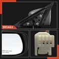thumbnail image 6 of A-Premium Right Passenger Side Power Door Mirror - Compatible with Nissan Altima 2013 2014 2015 2016 2017 2018 Sedan - Non-Heated Non-Folding Black Outside Rear View Mirror - Replace# 963013TH0A, 6 of 6