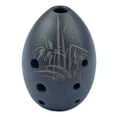 thumbnail image 1 of Music Pottery National Eight Holes Small Pottery Chinese Ancient Instruments,1 * Chinese Flute,black, 1 of 7