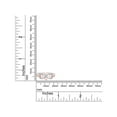 thumbnail image 4 of AFFY 0.10CT Natural Diamond Two Tone Heart Infinity Anchor Rope Promise Ring 14K White Gold over Silver-8, 4 of 5