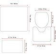 thumbnail image 5 of Juego de 4 cortinas de ducha navideñas de 72 x 72 pulgadas con tapetes antideslizantes, tapa de inodoro y cortinas de ducha impermeables de Claus, decoración de baño, regalos para Navidad, 5 of 5