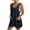 Black, variant on IROINNID Jumpsuit Shorts for Women Summer Print Sleeveless Suspender Short Jumpsuit,Red