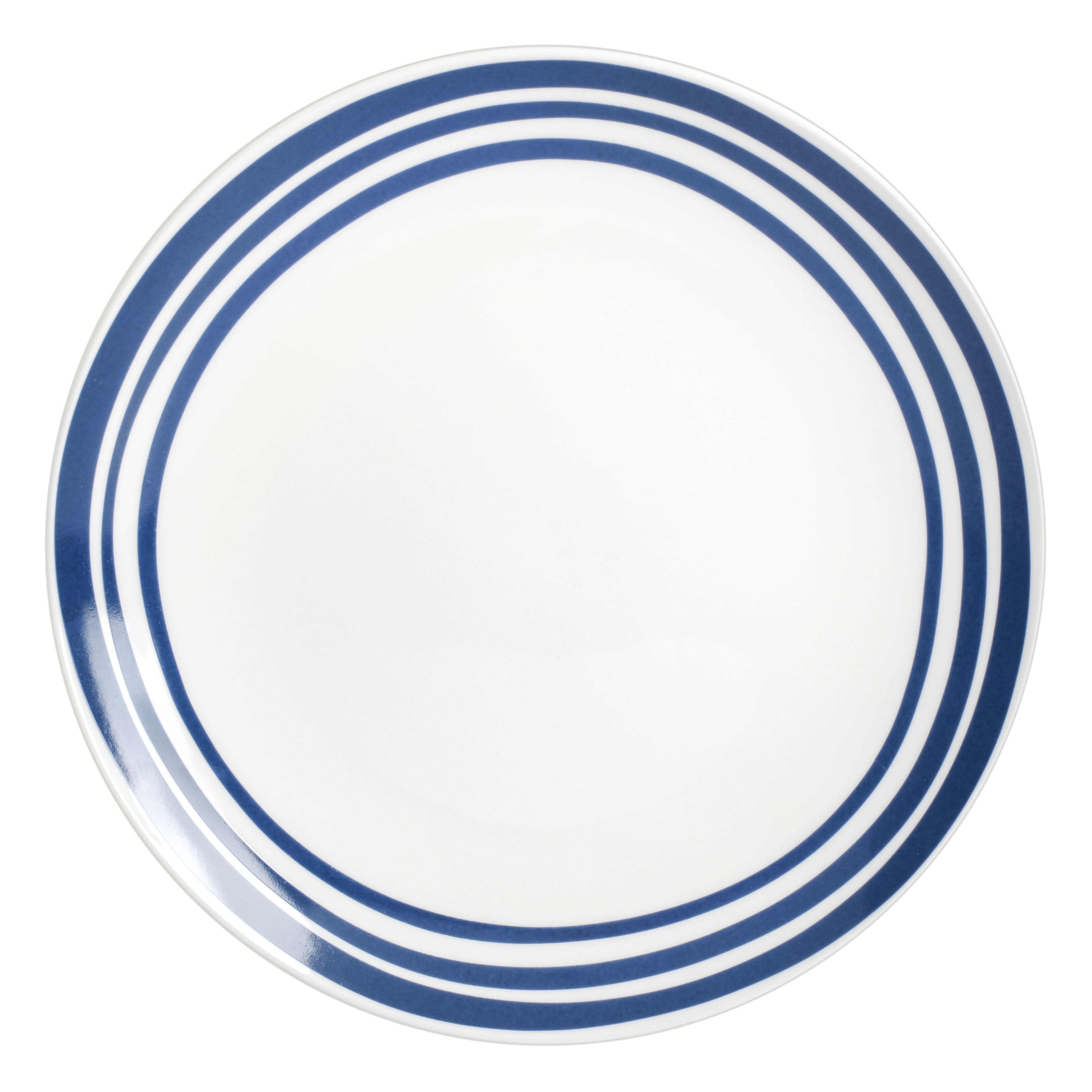 Gap Home Blue Stripy 10.25-Inch Dinner Plate