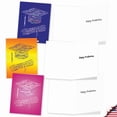 thumbnail image 4 of 20 Graduation Note Cards with Envelopes (4" x 5.12") - Diploma Wordart Graduation (10 Designs, 2 Each) AM3191GDG-B2x10, 4 of 6
