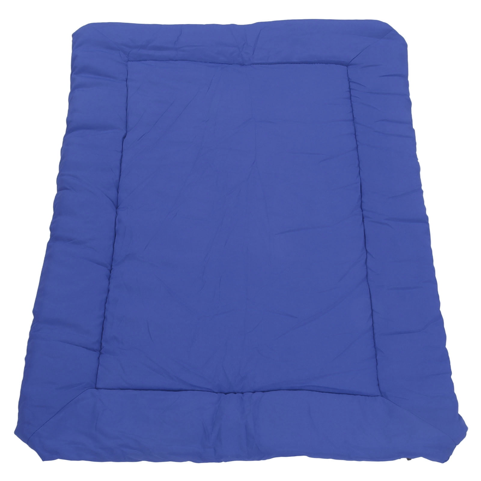 BOKYAN Portable Dog Bed Waterproof Foldable All Season Outdoor Dog Mat for Travel Car Camping Blue (14.2 inches / 36 cm) Durable Polyester Resting Cushion