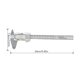 thumbnail image 2 of High quality 6 Inch Digital Caliper 6 inches or 150 mm maximum measurement PA66, 2 of 5