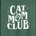 thumbnail image 3 of Instant Message - Cat Mom Club - Women's Lightweight French Terry Long Sleeve Shirt, 3 of 6