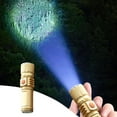 thumbnail image 2 of Flashlight Portable LED Light USB Rechargeable Aluminum Alloy Strong Light with 18650 Battery 3 Modes for Outdoor Camping Gold, 2 of 8