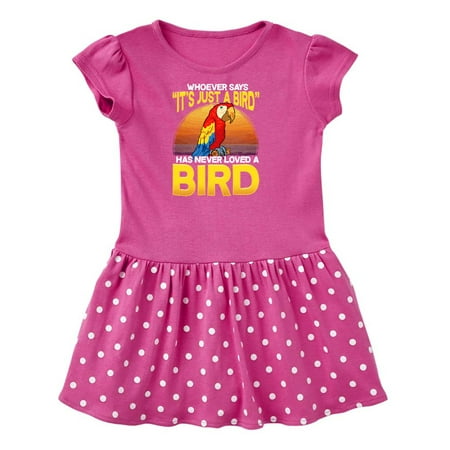 

Inktastic Parrot Funny Bird Lover Gift Gift Toddler Girl Dress