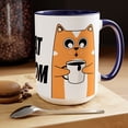 thumbnail image 4 of Cat Mom Two-Tone Coffee Mugs, 15oz, 4 of 5