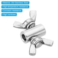 thumbnail image 4 of Unique Bargains 304 Stainless Steel 5mm Hole Wire Rope Clips, 2Pcs Wire Rope Clamp Fasteners Screws, Silver, 4 of 7