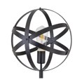 thumbnail image 5 of Q-Max JM99-1033F Metal Floor Lamp with Spherical Cage, Black, 5 of 5