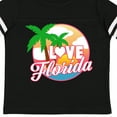 thumbnail image 4 of Inktastic I Love Florida with Ocean and Palm Trees Boys or Girls Toddler T-Shirt, 4 of 5