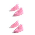 thumbnail image 1 of Moyic 1 par de cubiertas de zapatos de lluvia impermeables reutilizables de TPU, botas de lluvia antideslizantes, accesorios para zapatos de rosado L 2Conjunto, 1 of 6