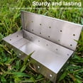 thumbnail image 3 of Smoker Box, Large Capacity Add Flavor Rectangular Wood Chip Smoker Box  for Camping, 3 of 7
