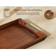 thumbnail image 4 of Bandeja de servir Dofira de madera de acacia con asas de metal, 43 x 33 cm, 4 of 7