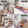 thumbnail image 5 of Pioneer Flower Floral Print Pattern Kitchen Rugs Sets Of 3,Kitchen Runner Rugs Non Skid Washable,Decorative Kitchen Floor Mats for Kitchen,Sink,Laundry,17"x30"+ 17"x47" + 17"x59", 5 of 6