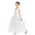 thumbnail image 4 of Ekidsbridal Sequins Off the Shoulder Flower Girl Dresses Communion Baptism Evening Formal Party Gown 322 6, 4 of 6