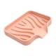 thumbnail image 5 of Titular de plato de jabón Contenedor de jabón Antideslizante con drenaje Caja de almacenamiento de jabón Bandeja Caja de jabón de viaje decorativa para fregadero de cocina , Rosado, 5 of 7