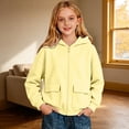 thumbnail image 4 of Kids Hoodies Girls Long Sleeve Comfortable Sweatshirt with Pockets Girl's Breathable Tops, 4 of 4