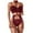 Red, variant on Women'S Lingerie Set Lace Style Ribbon Doll Lingerie With Garter Belt One Leg Bodysuit Large Size Lace Underwear Two-Piece Set With Chest Buckle Plus Size Micro Bikini Mesh Tank Top Women Matching Bra