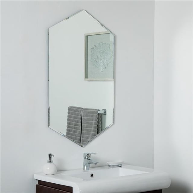 Decor Wonderland SSM9006 Miroir Mural Sans Cadre de 39,5 x 23,6 Po
