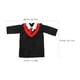 thumbnail image 3 of FELTECHELECTR 1 juego de bata de graduación para niños, disfraz de cosplay (cuello rojo, 110 cm), 3 of 6