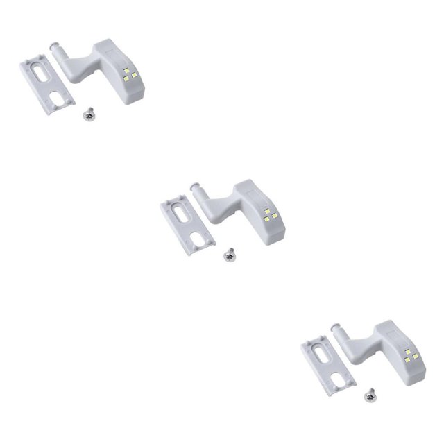Injueey 2 uds., luz LED para armario, luz nocturna para armario, Sensor táctil, luces para armario, bisagra interior, lámpara de armario para el hogar Type4 NO4 Injueey CBP259414