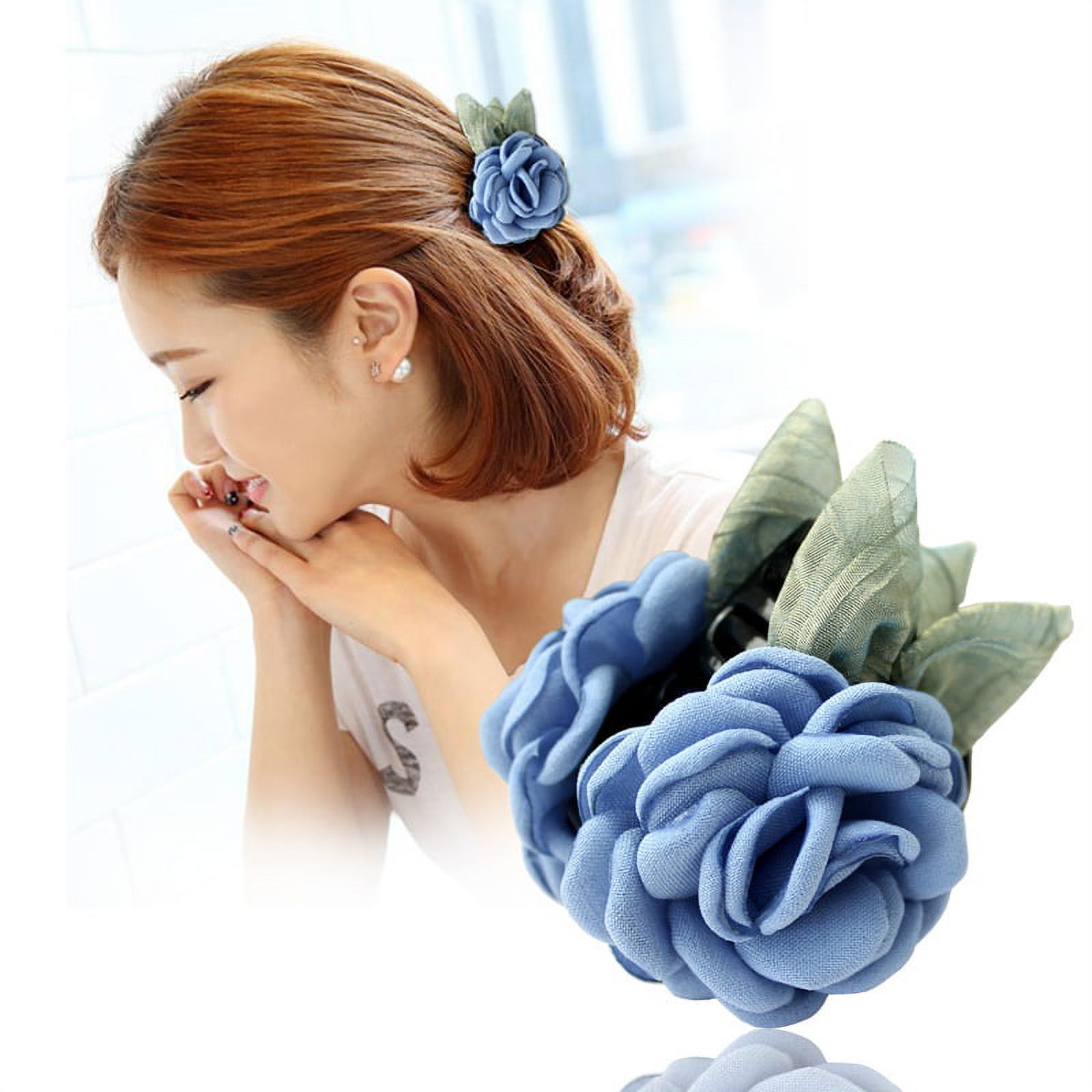 Hair Claw, GMYLE Hair Clips Barrettes Flower Cute Fancy Retro
