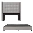 thumbnail image 1 of Box Base cama King Size + Cabecera Titan Gris, 1 of 6